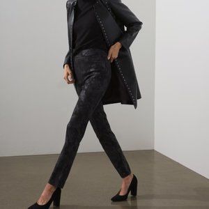 NWT CHICO'S Brigitte Tonal Floral Slim Ankle Pants